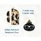 Golden Lab Sunglasses soft padded case, safeguard your Eyeglasses, Readers. Measures 7 by 4 inches. Black lining.